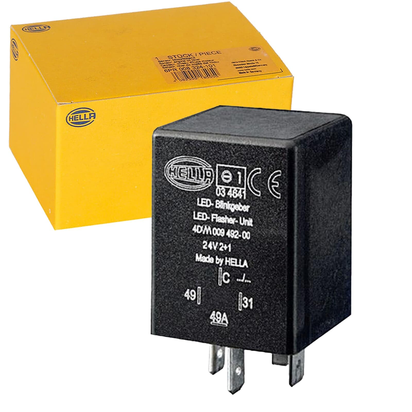 Amazon.com: HELLA 4DM 009 492-001 Flasher Unit, 24V, Electronic