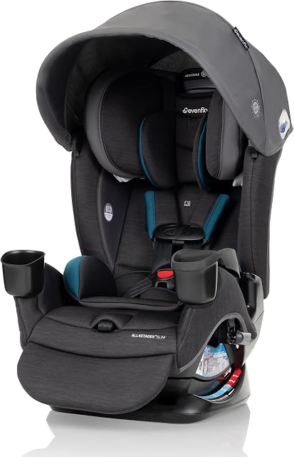 Evenflo All4Stages Slim+ 4-in-1 Convertible Car Seat - Baker Gray
