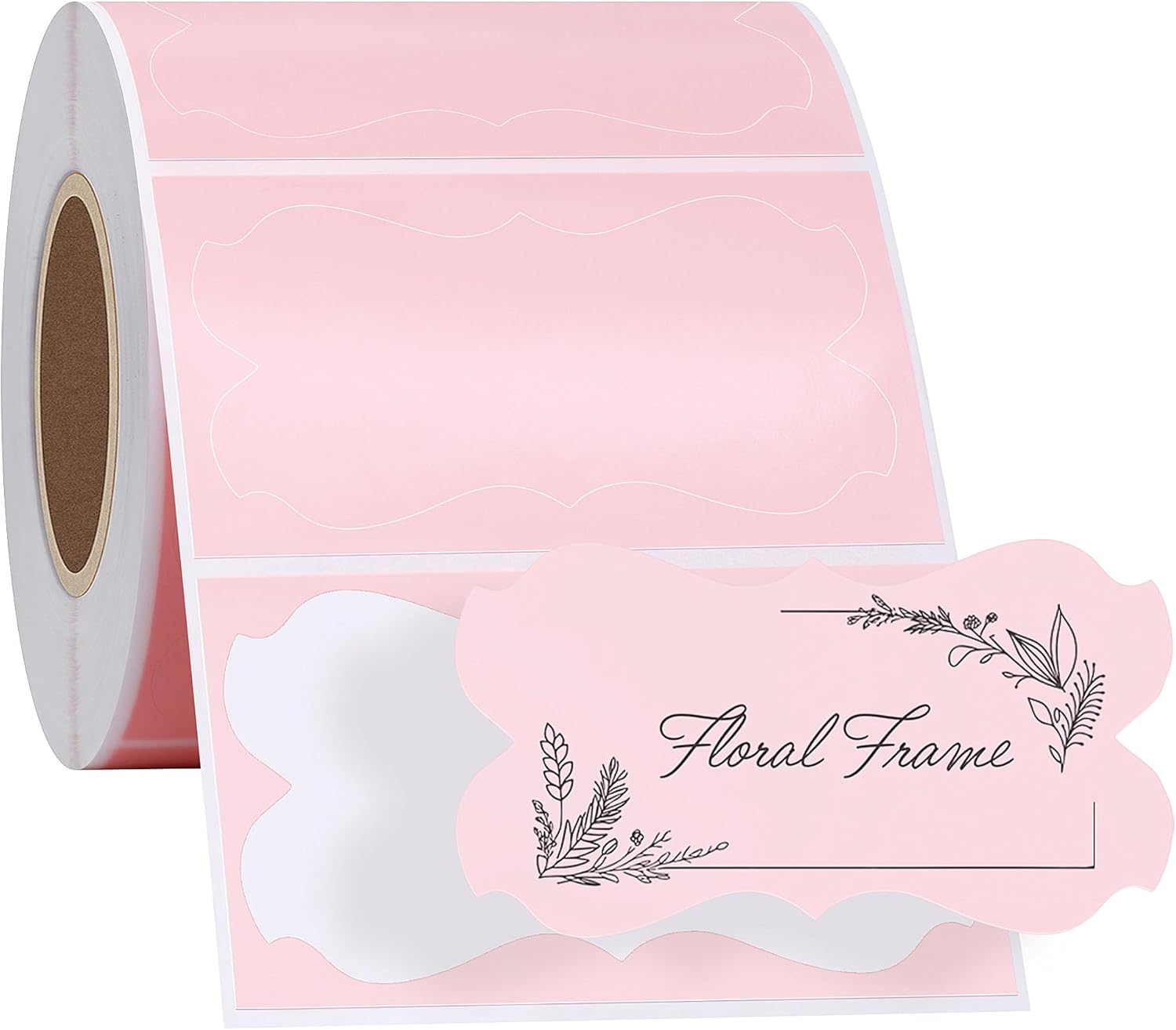 HYBSK 2.5x1.38 Inch Pink Butterfly Thermal Labels for Personalized Custom Supplies - Cute Thermal Printer Label for Small Business - 500pcs per Roll (Butterfly)