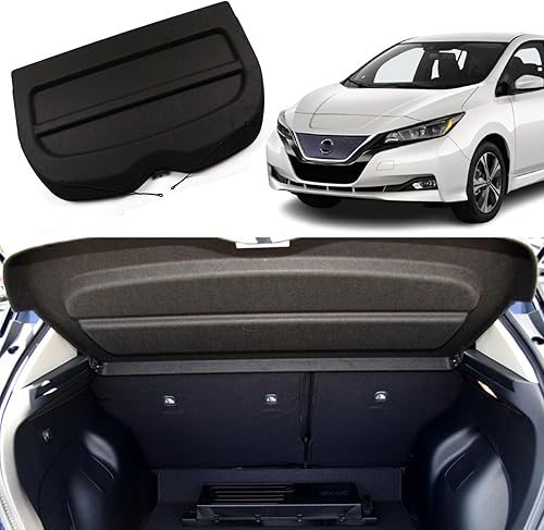 Cubierta de carga para Nissan Leaf 2018 2019 2020 2021 2022 2023 2024 2025 Cubierta de seguridad del maletero trasero Cubierta de seguridad para