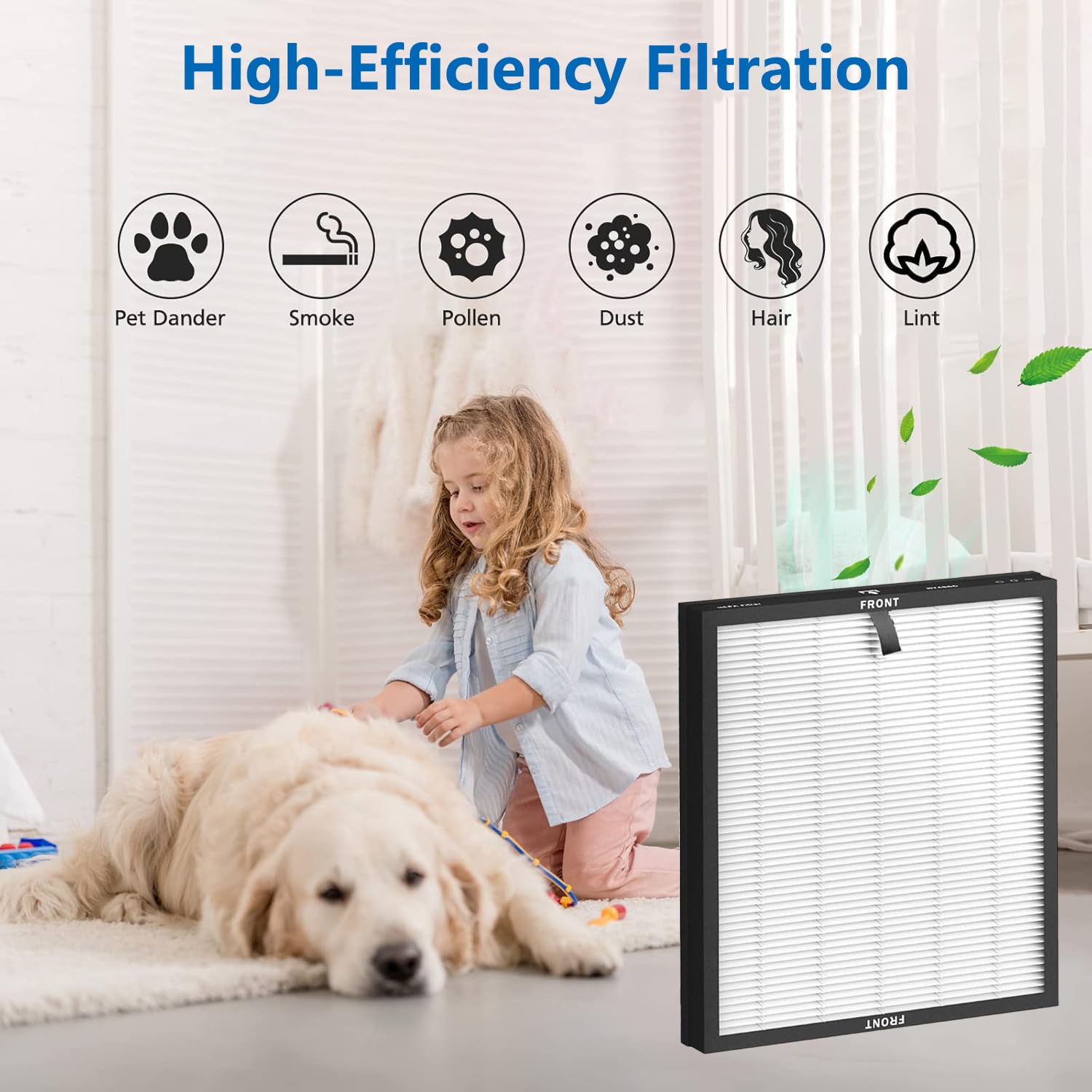 Ersatzfilter für MORENTO HY4866 & HY4866-WF Luftreiniger H13 HEPA Filter