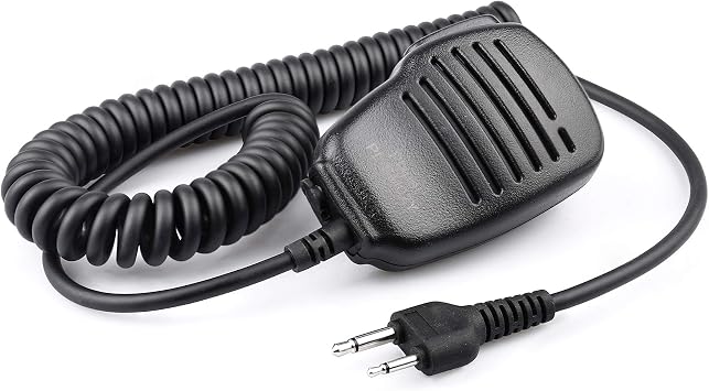 Alinco 2 Pin Waterproof Speaker Microphone for DJ-PA20 PB20 PA27 PB27 CH271 CH201 P24 P25 P35 R100D PX3 PX31 TX31 EMS-59 Compatible Planet PL-SM02A
