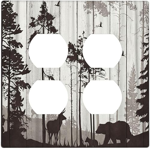 Miniatura 215 de Cubiertas de salida iridiscentes abstractas coloridas nubes dúplex de 1 cuadrilla, placa de cubierta de interruptor de luz arco iris, placas