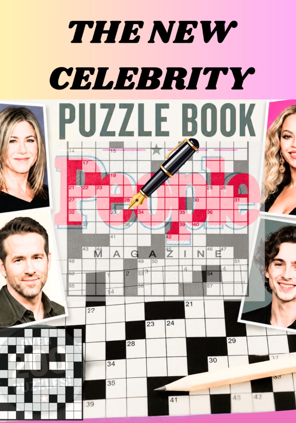 The Newcelebrities crossword puzzle book: Fun ,Trivia, & Brain-Boosting Word Challenges
