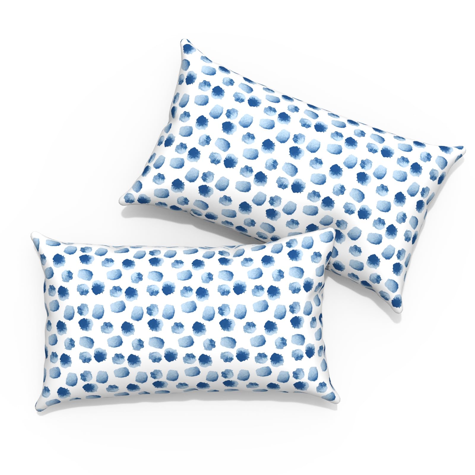 TWLEAR Outdoor Lumbar Pillows 12x20 inch, Rectangle Throw Pillows with Inserts, Decorative Lumbar Cushions for Patio Furniture Garden Couch Home Sofa