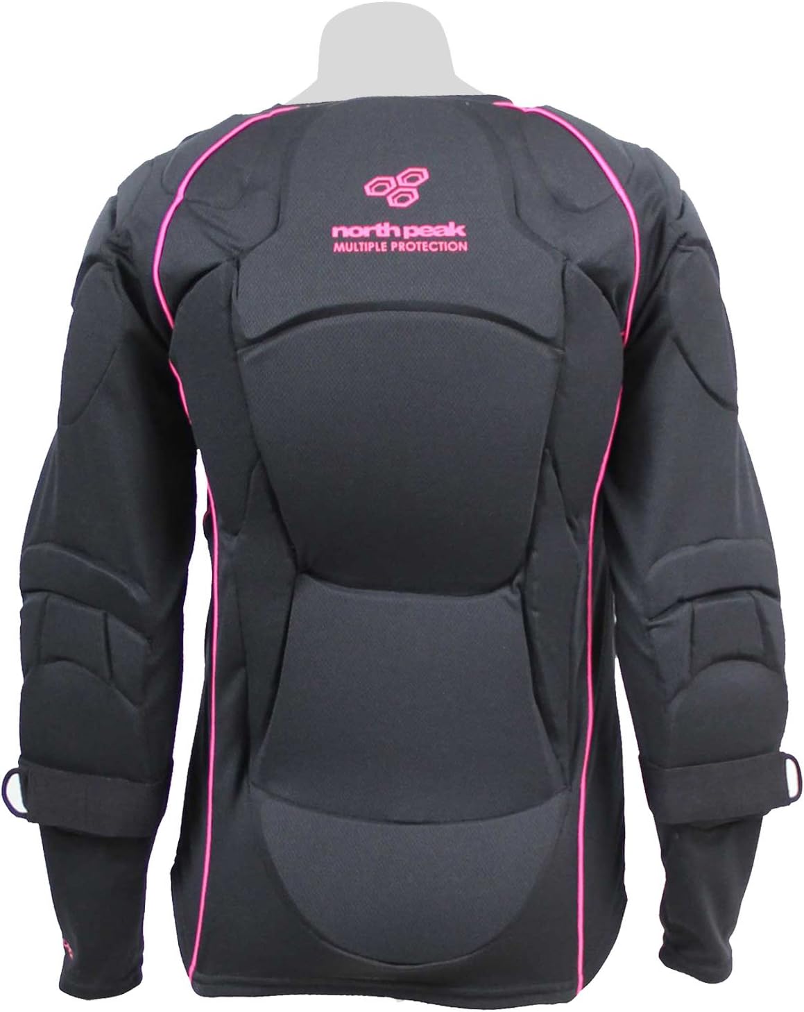 North Peak NP-1144 BK x PK WL Women's Body Protector, Maximum Pad Thickness 0.7 inches (18 mm) / Maximum Number of Layers 3 Layers