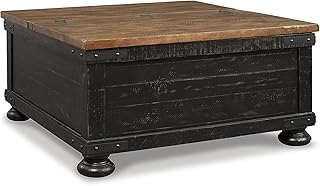 Signature Design by Ashley Valebeck Lift Top Coffee Table, Storage, Spli...