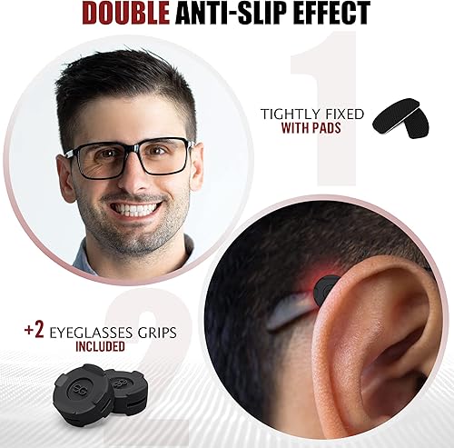 Miniatura 6 de Almohadillas antideslizantes para la nariz para lentes - Agarre de nariz para gafas antideslizantes de 0.04 pulgadas - Almohadillas adhesivas para