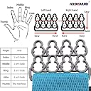 Finger Exerciser,4 Resistance Levels Finger Strengthener for Hand Therapy, Rock Climbing - Relieve Pain for Arthritis, Carpal Tunnel, Hand Strengthener and Finger Strengthener gallery image