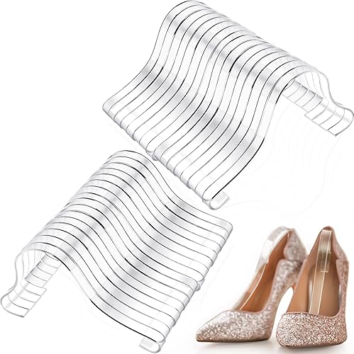 Miniatura 8 de Patelai Sandalia de exhibición de acrílico para zapatos transparentes, soporte de exhibición de zapatos de acrílico para mujer, exhibición de