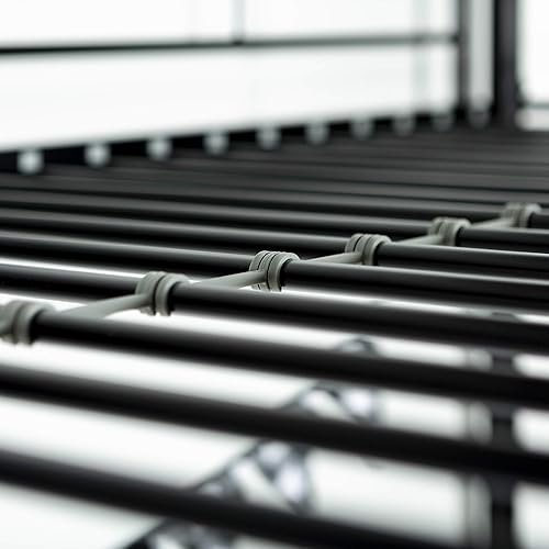 Miniatura 4 de Home Accent Furnishings Sunrise - Litera de metal con 2 camas individuales color negro