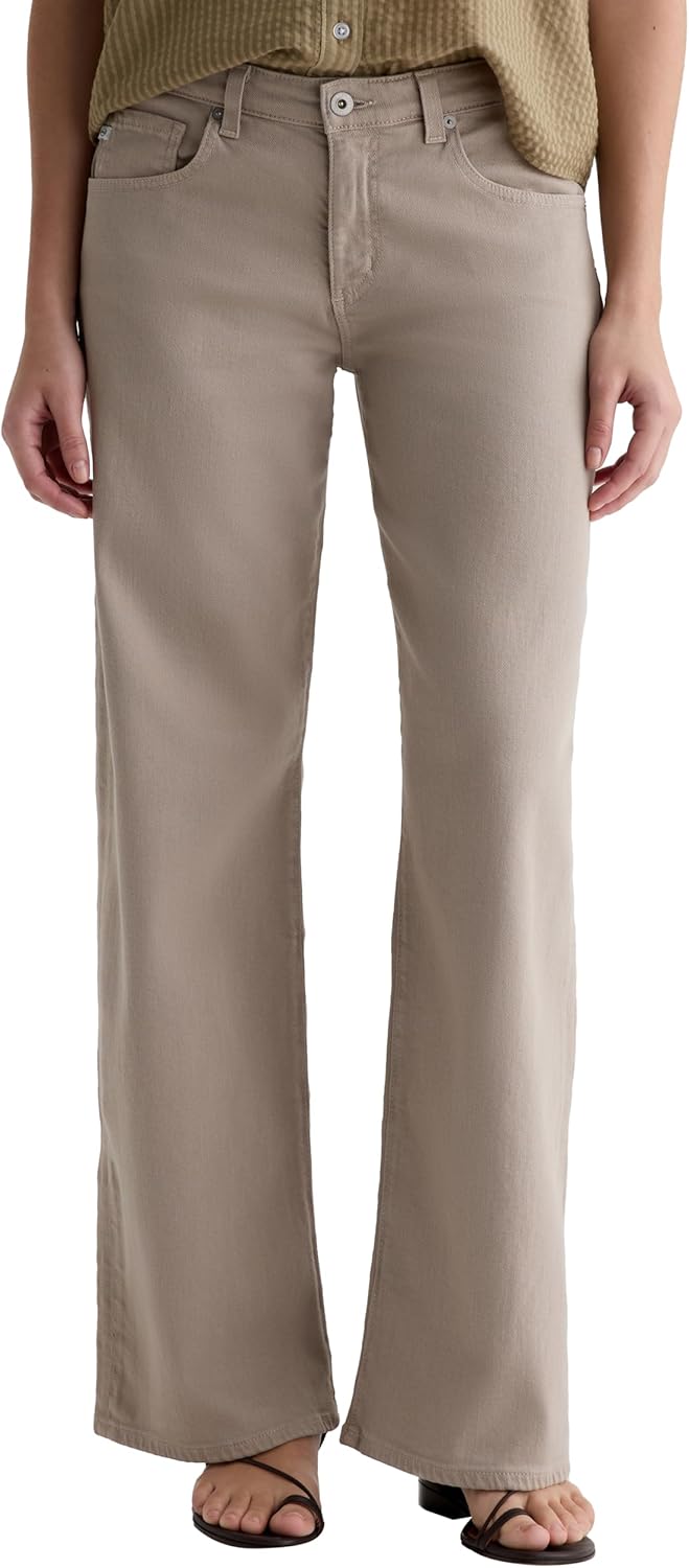 Women's Adria Low Rise Baggy Wide Leg, Simple Taupe, 25