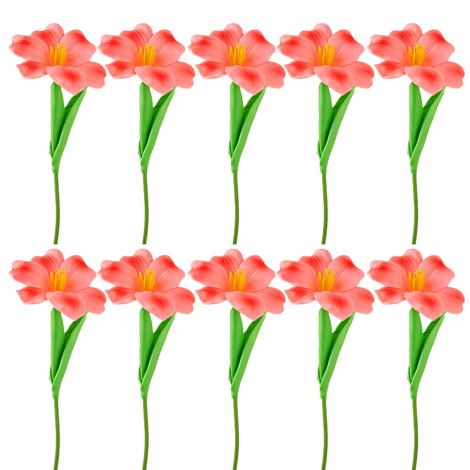 Tsophreniq 10Pcs Artificial Flower Bouquets Realistic Simulation Flower Branch for Wedding Decoration, Kitchen Garden Decoration Arrangements
