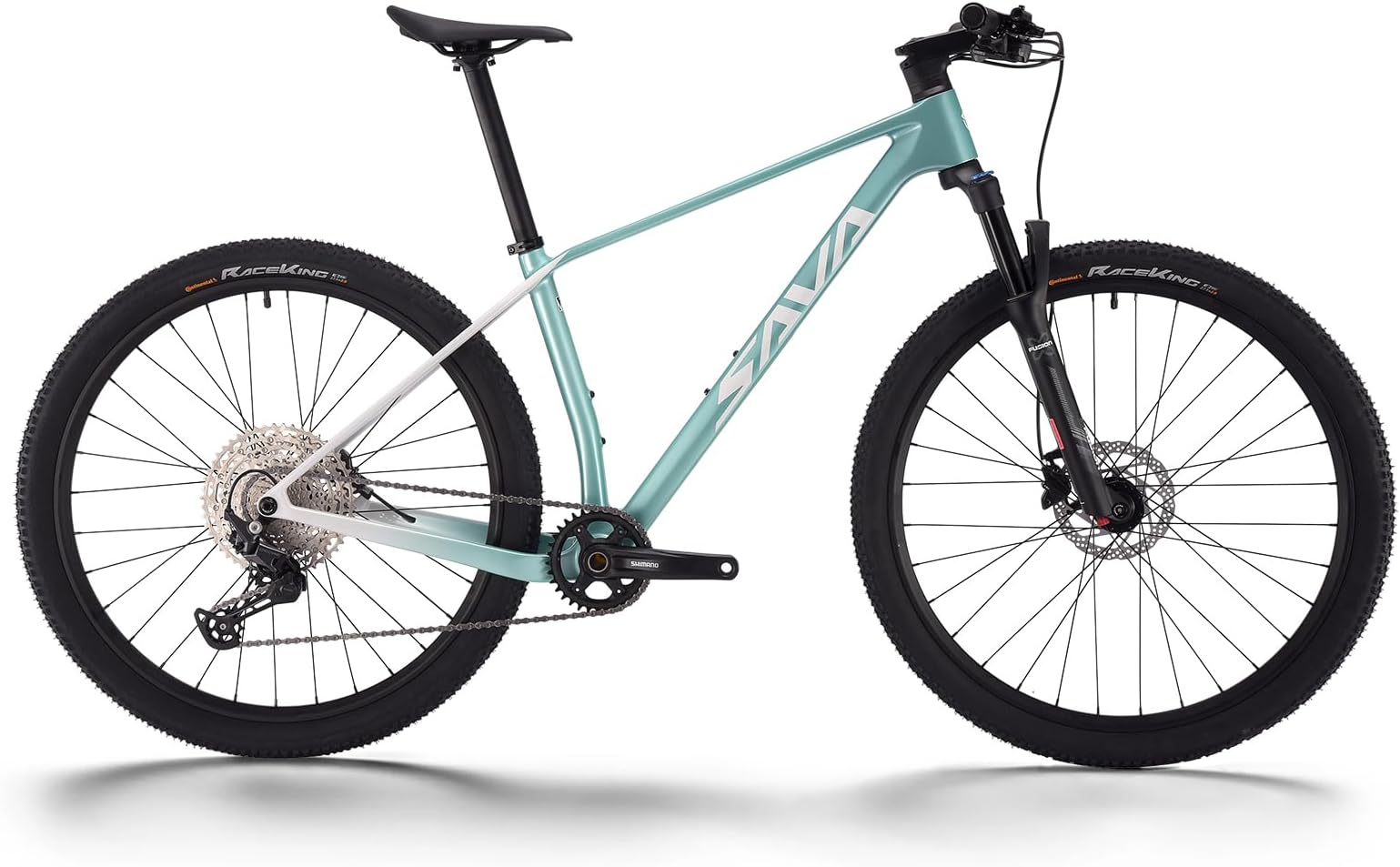 SAVADECK Carbon Fiber Mountain Bike with Shimano Deore M6100 12-Speed, MTB Bicycle with Hydraulic Disc Brakes