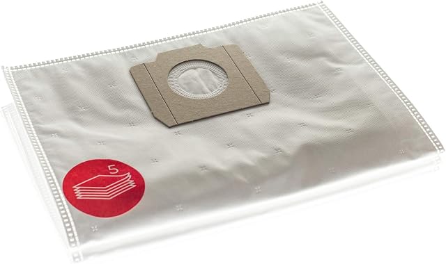 VACS 12 Pieces Vacuum Cleaner Dust Bags Suitable for Parkside PNTS 1500 B3