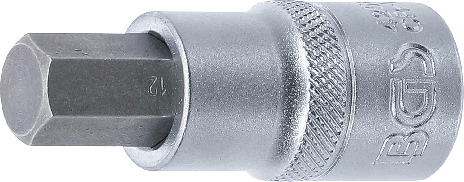 BGS 5184-H17 | Bit Socket | 12.5 mm (1/2") | internal Hexagon 17 mm