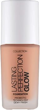 Collection Cosmetics Lasting Perfection Glow Foundation, Medium to Full Coverage, 27ml, Light Vanilla