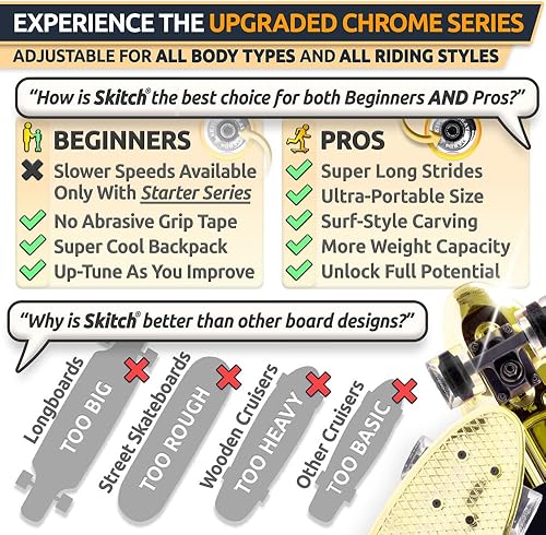 Miniatura 30 de SKITCH Patinetas para niños, adolescentes y adultos Juego de regalo de patineta premium para principiantes y profesionales completo con mini tabla