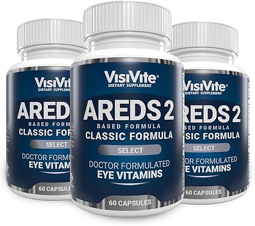 AREDS 2 Select - Vitaminas para los ojos para apoyo macular – Vitaminas para ojos con zeaxantina más luteína suplemento macular – Fórmula de salud