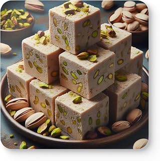 Premium Set of 4 Halva Coasters – Middle Eastern & South Asian Inspired