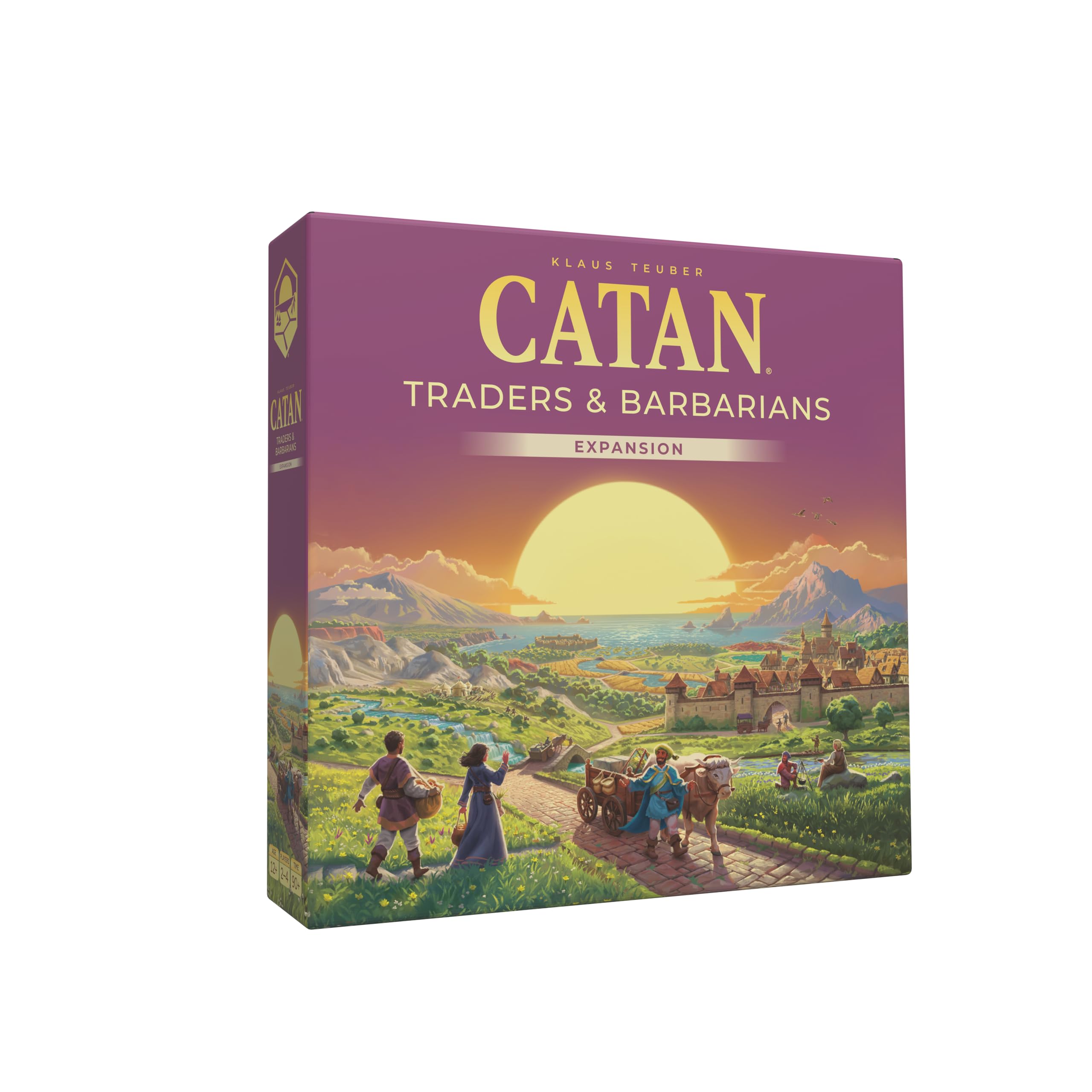 CATANTraders & Barbarians Board Game Expansion (6th Edition) Explore New Adventures, Strategy Game for Kids & Adults, Ages 12+, 3-4 Players, 90 Minute Playtime, Made by Catan Studio
