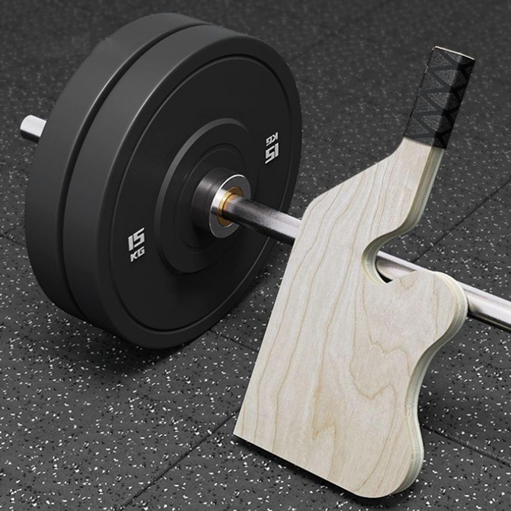 2X Jack per Stacco in Legno,Jack con Bilanciere,Jack per Sollevamento con Bilanciere,per Barra per Allenamento con I Pesi,Supporto per Bilanciere,Tavola Sollevamento per Bilancieri