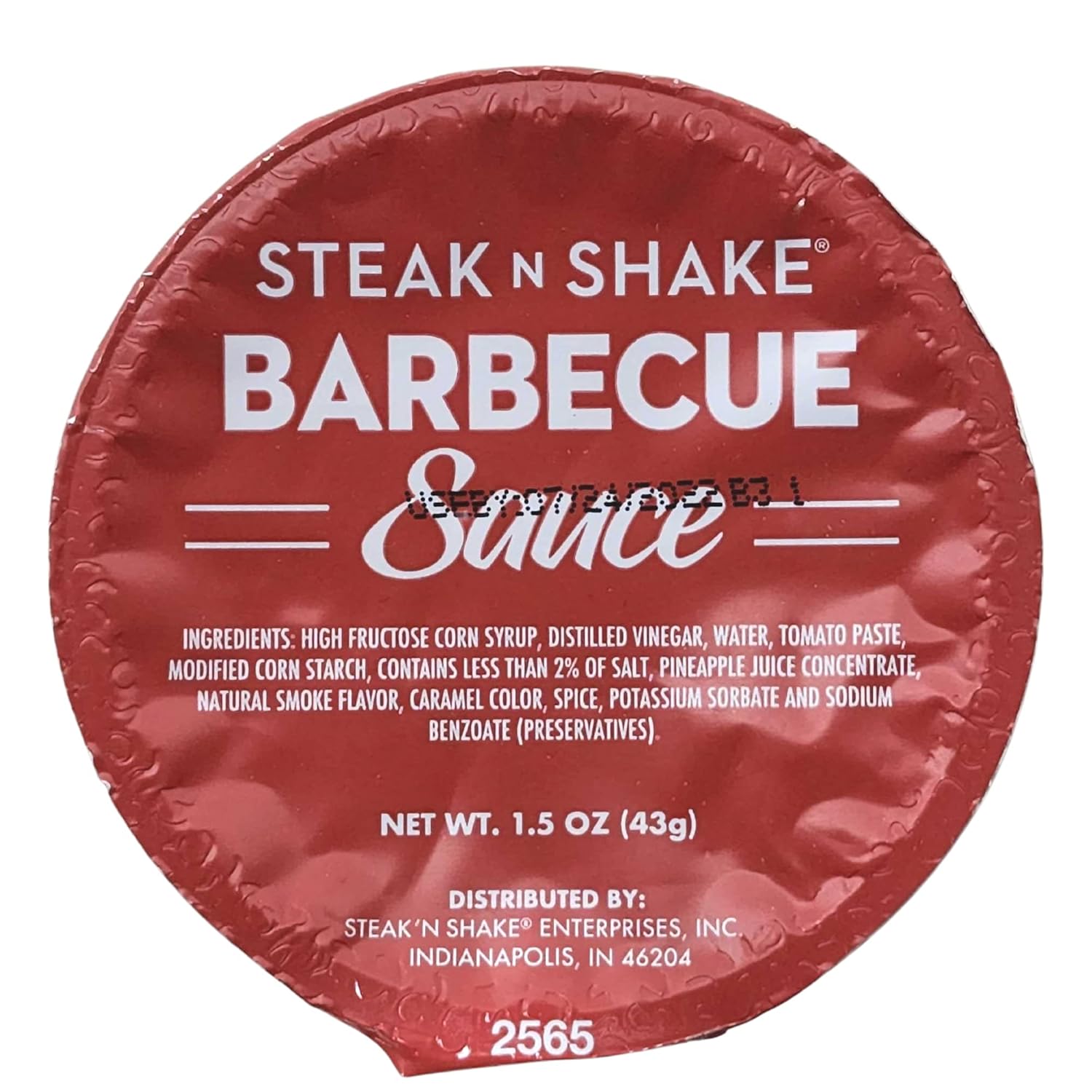 Steak 'n Shake BBQ Sauce Packets for Burgers, Fries, Steak