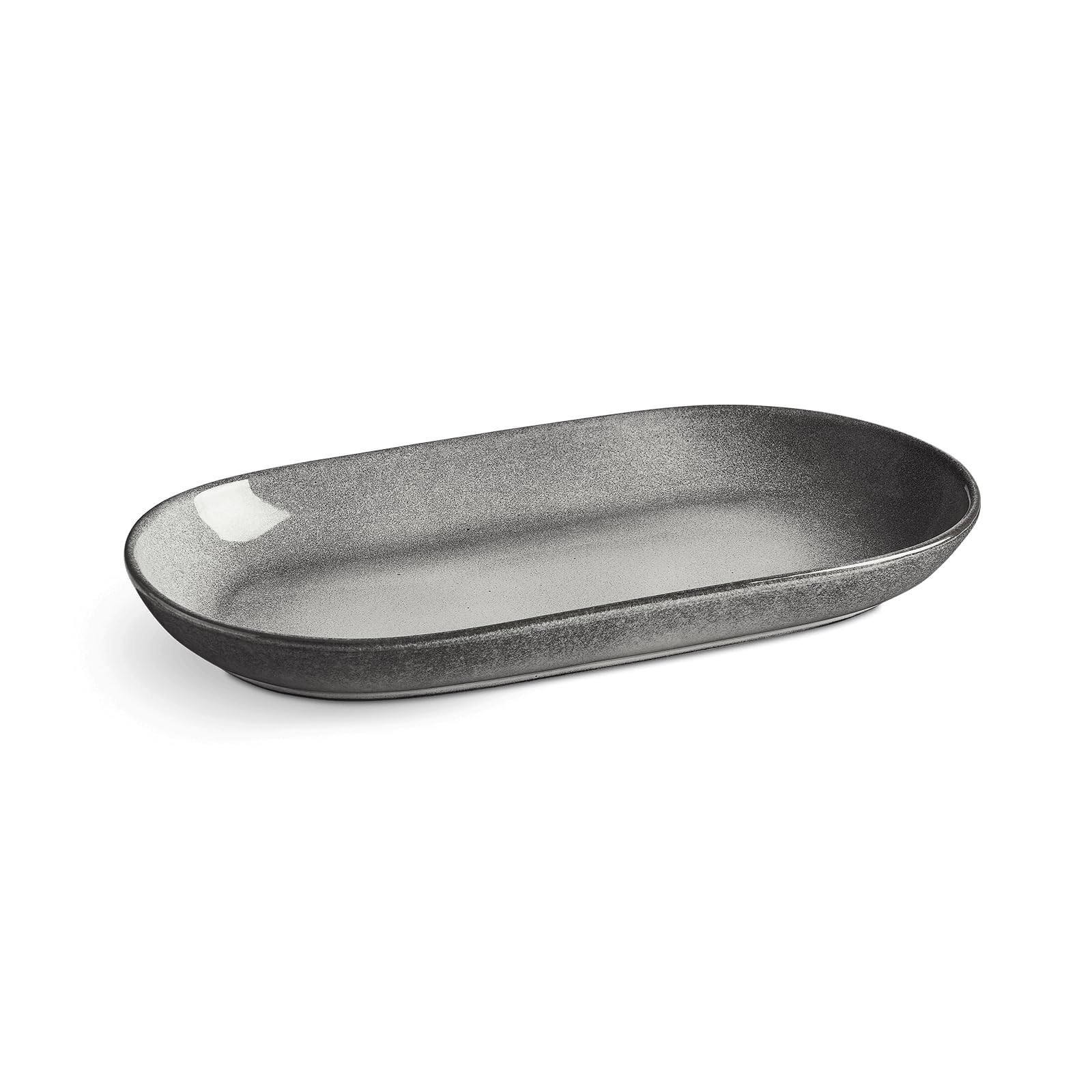 Springlane Kitchen Servierplatte Misty Cliff Graue Farbverlauf, 1-tlg