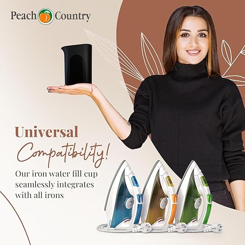 Miniatura 4 de Peach Country Taza de llenado de agua de hierro de 12 onzas para (Rowenta Irons) (2)..