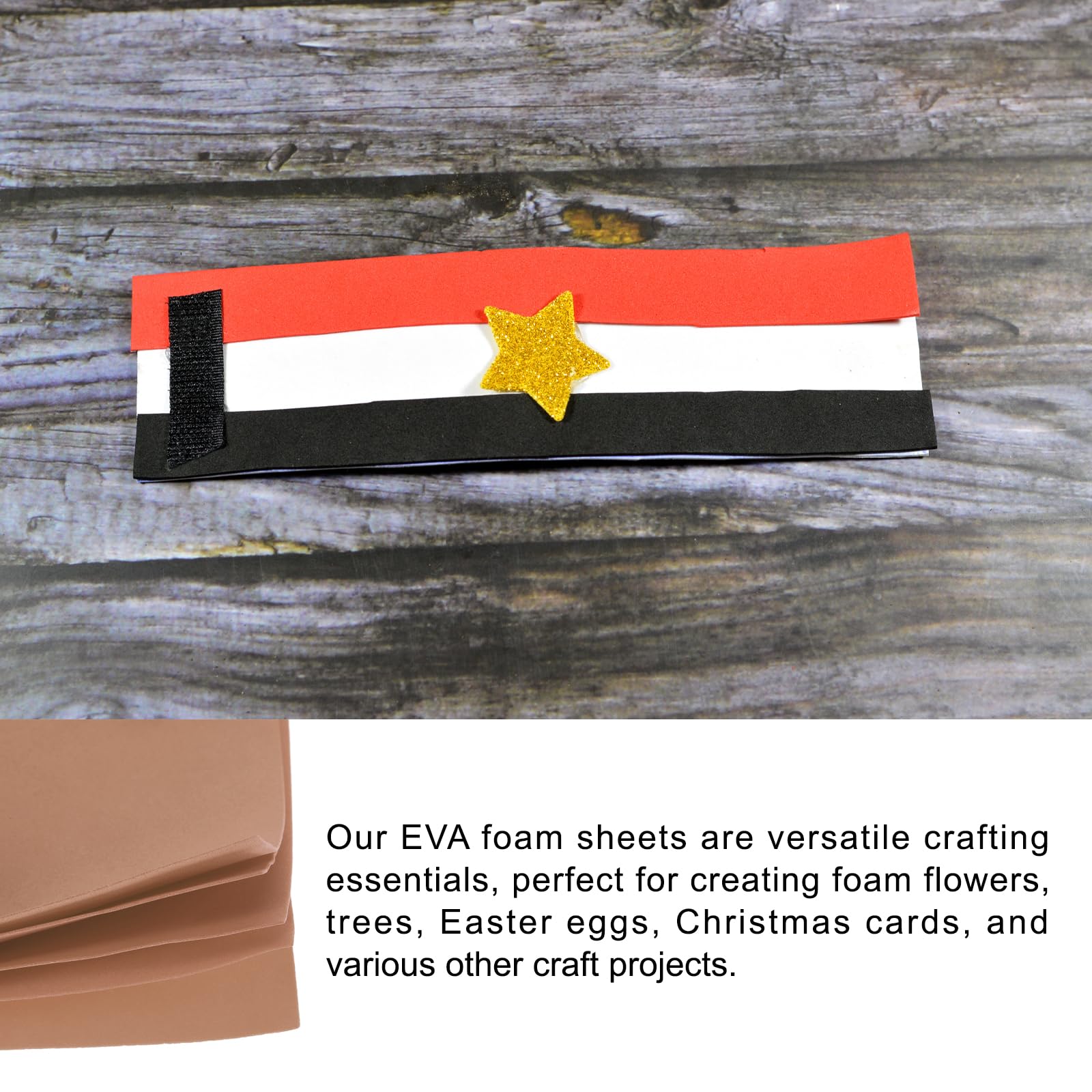 Rebower 6Pcs Foam Sheets Crafts Foam Arts Paper 12 x 8 x 1/16 Inch [for Crafts Project Scrapbooking, DIY, Party Handicraft - Image 3