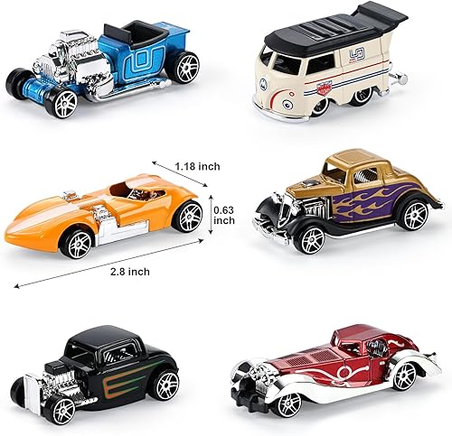 Miniatura 5 de haomsj Camión de juguete para niños, 9 piezas, camión de remolque y vehículo de transporte urbano, camión de transporte con autos de carreras de