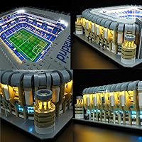 Vista 7 de Kit de luces LED para Lego 10299, kit de iluminación de construcción de decoración para (Real Madird Santiago bernabeu Stadium 10299)