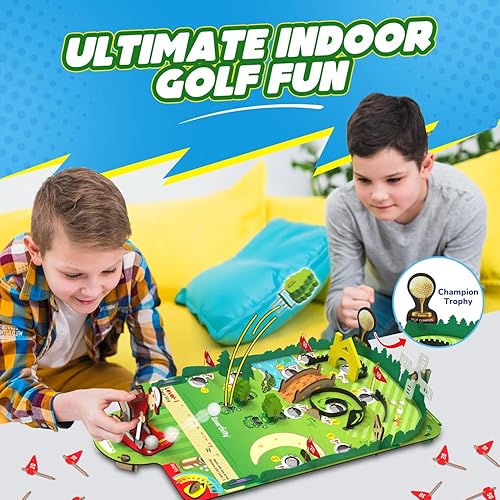 Miniatura 2 de Smartivity Juego de Golf Mini de Mesa para Niños de 6 a 12 años  Construye Tu Propio Campo de Golf  Regalo de Navidad, Cumpleaños para Niños y Niñas
