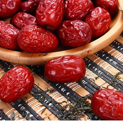 Miniatura 7 de Dátiles de azufaifo seco 17.6oz/500g, delicioso dátiles rojos,Bocadillos saludables de frutas secas