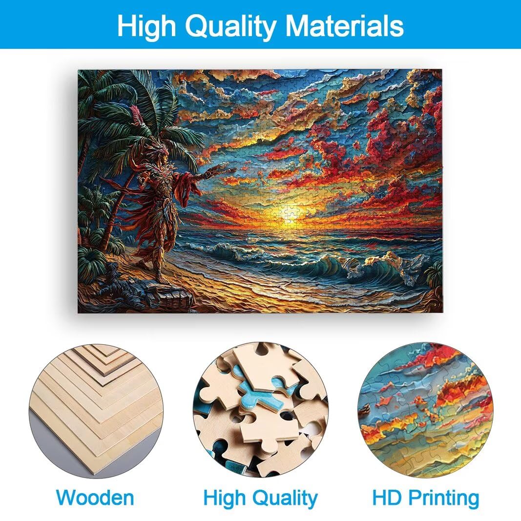 Puzzle 3000 Pièces Adultes, Puzzle 3000 Pieces Plage, Cadeau Femme -2124