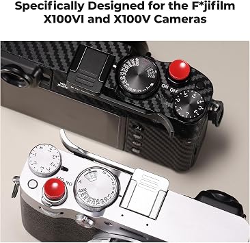 K&F CONCEPT Camera Thumb Grip Compatible with FUJIFILM X100VI X100V, Black