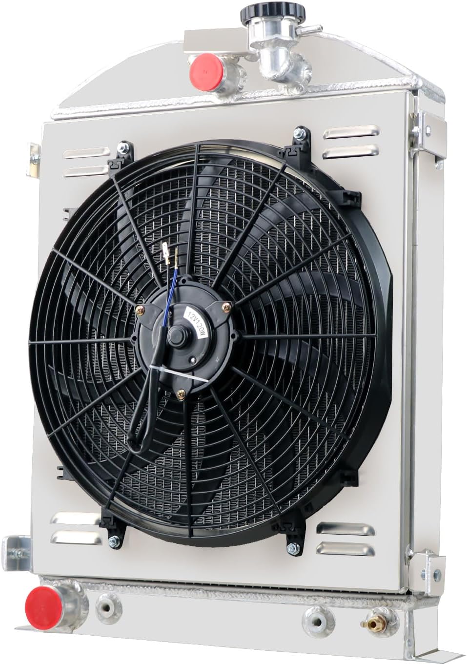 3 Row Aluminum Radiator 1928 1929 1930 1931 Ford Model A Grill Shells V8 Engines Radiador Automotive Replacement Radiators Shroud Fan Relay