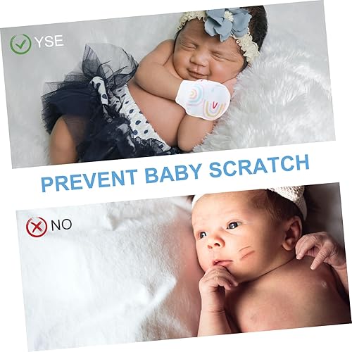 Miniatura 9 de 1 juego de guantes antiarañazos para bebés, niños pequeños, conjuntos de punto para niñas, conjunto de gorro de hormiga, gorro para bebés, juego