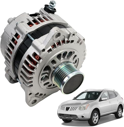 KASturrboo Alternator Compatible with Rogue 2008-2012, X-Trail 2005-2006, 12V 11