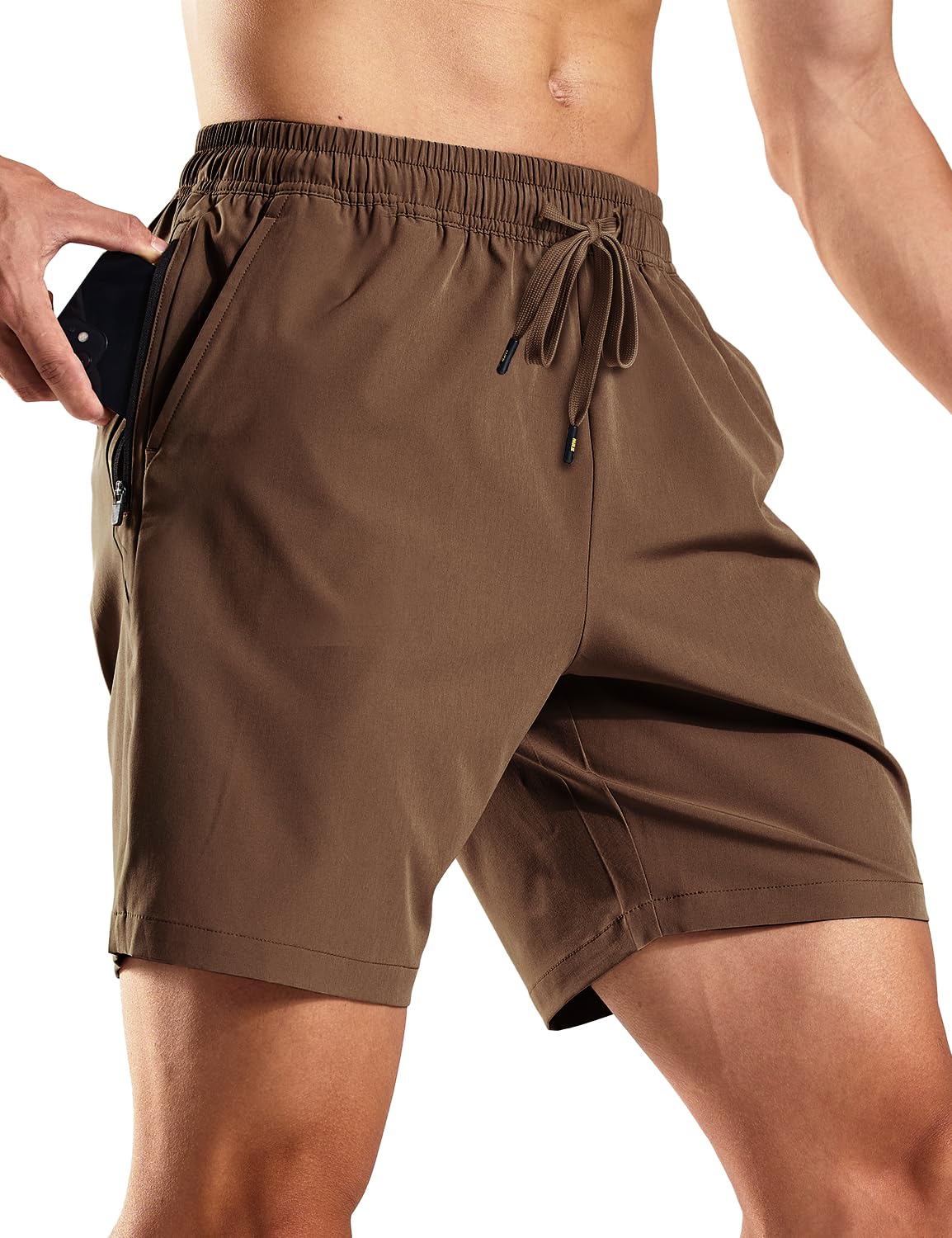 MIER Men Workout Running Shorts 7 Inch