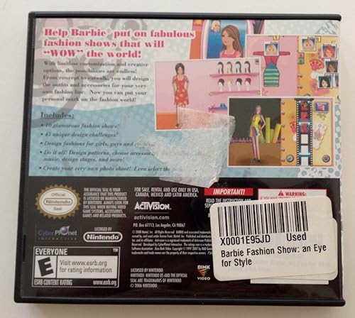 Vista 2 de Barbie Fashion Show an Eye for Style - Nintendo DS