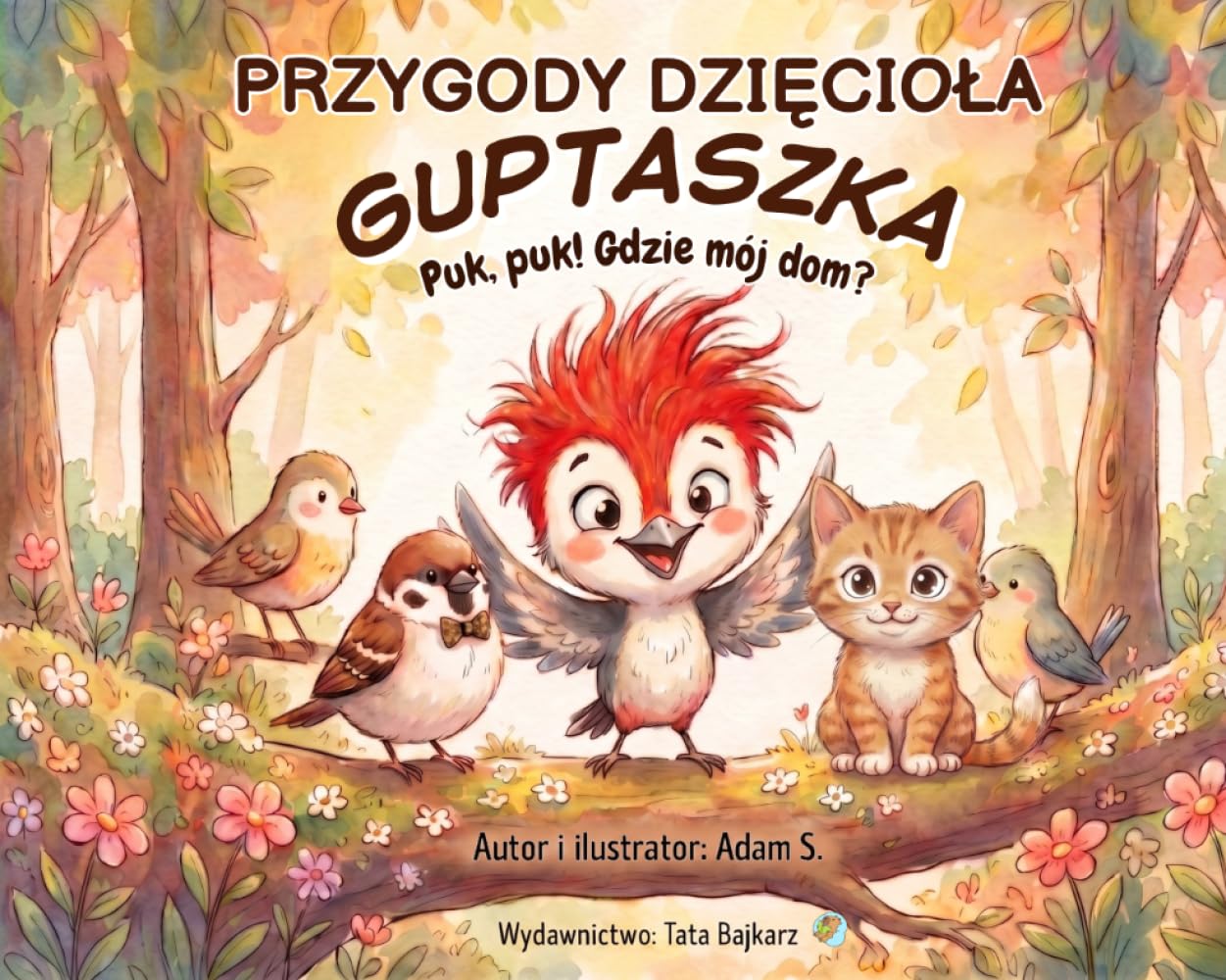 Puk, puk! Gdzie mój dom?: Przygody dzięcioła Guptaszka