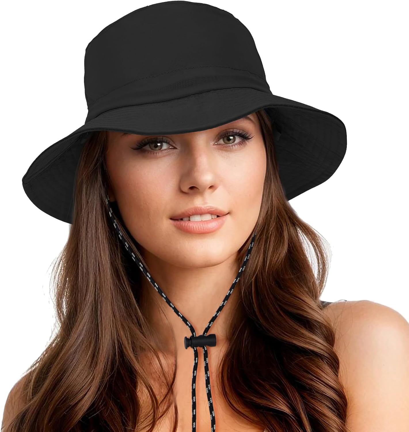 Durio Waterproof Bucket Hats for Woman UPF 50+ Sun Hat UV Protection Packable Rain Hats for Women Lightweight Hiking Hat