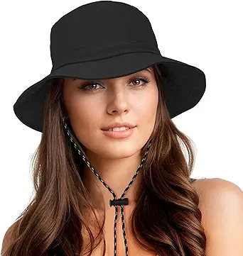 Durio Waterproof Bucket Hat for Women UPF 50+ Sun Protection Packable Rain Hat