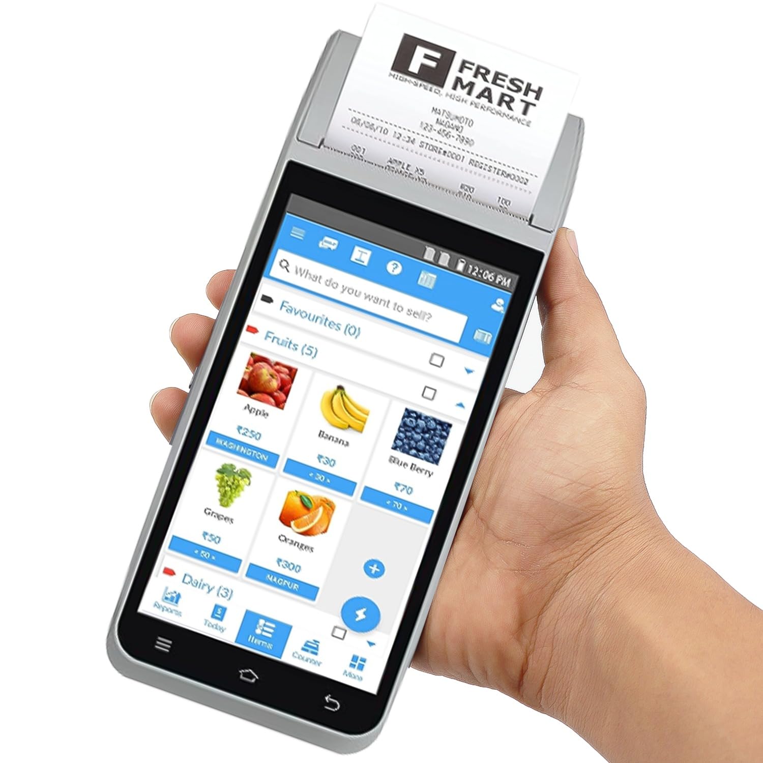 Shreyans POS Billing Machine Terminal with Free Billing Software | 2GB Ram