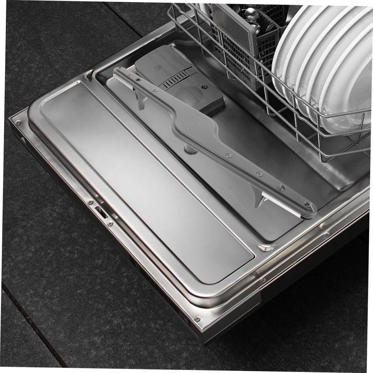 LIFKOME Braccio Irroratore Inferiore per Lavastoviglie 2 Pezzi in Abs e Ferro, Ricambio per Cucina, Installazione Facile e Pulizia