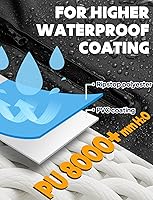 Vista 3 de ANYOO Poncho de lluvia impermeable para bicicleta, capas de lluvia, ligeras, compactas, reutilizables, para adultos