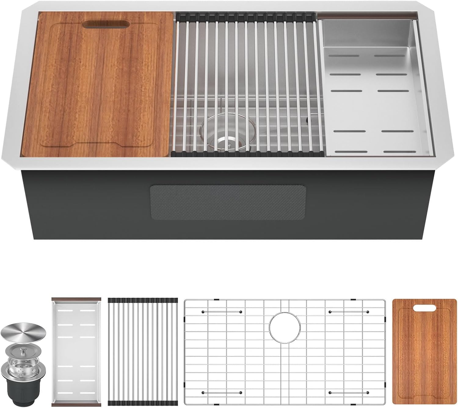 AxiSink 30x19 Inch Undermount Kitchen Sink