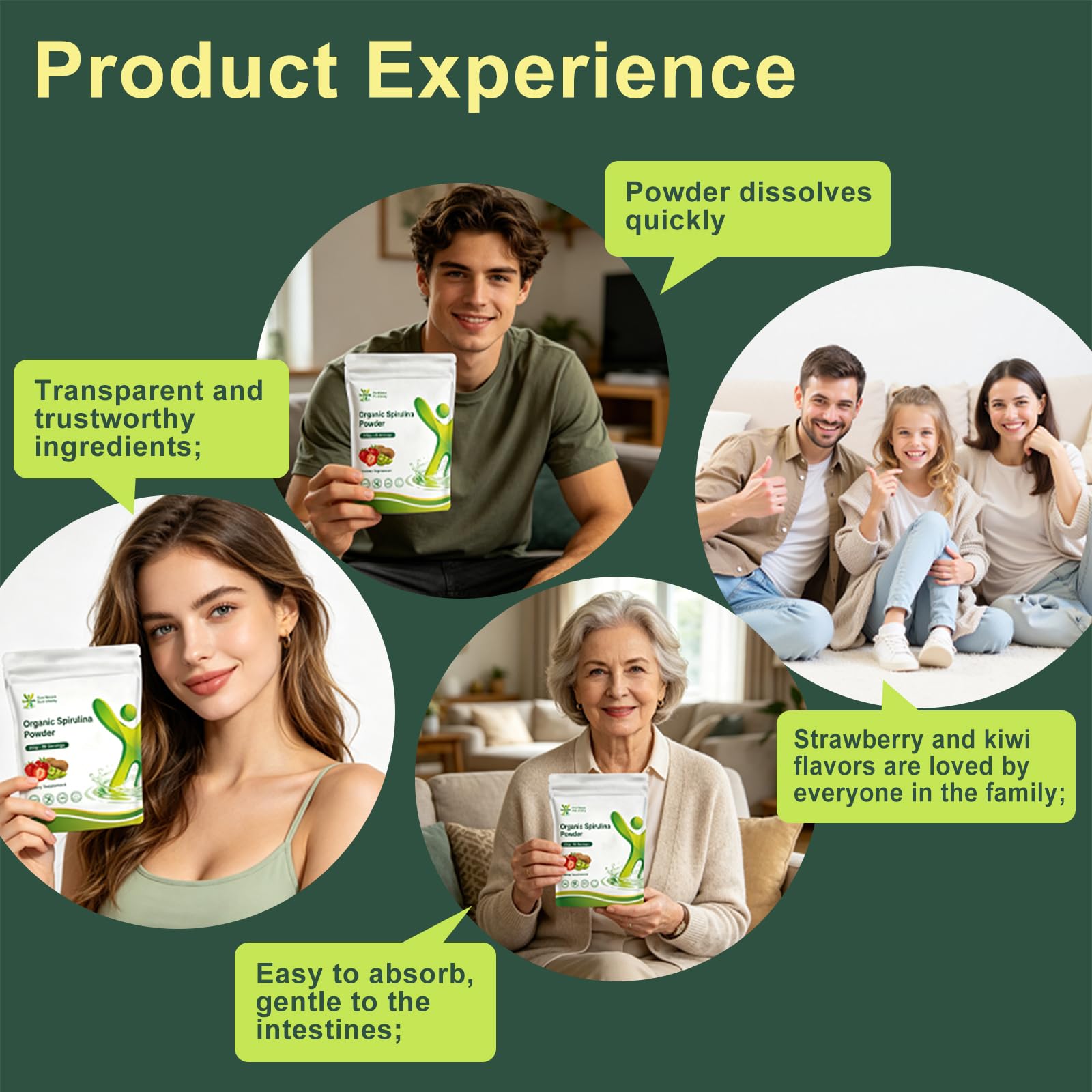 Organic Super Greens Powder & Spirulina Powder for Kids & Adults — Amazon image 6