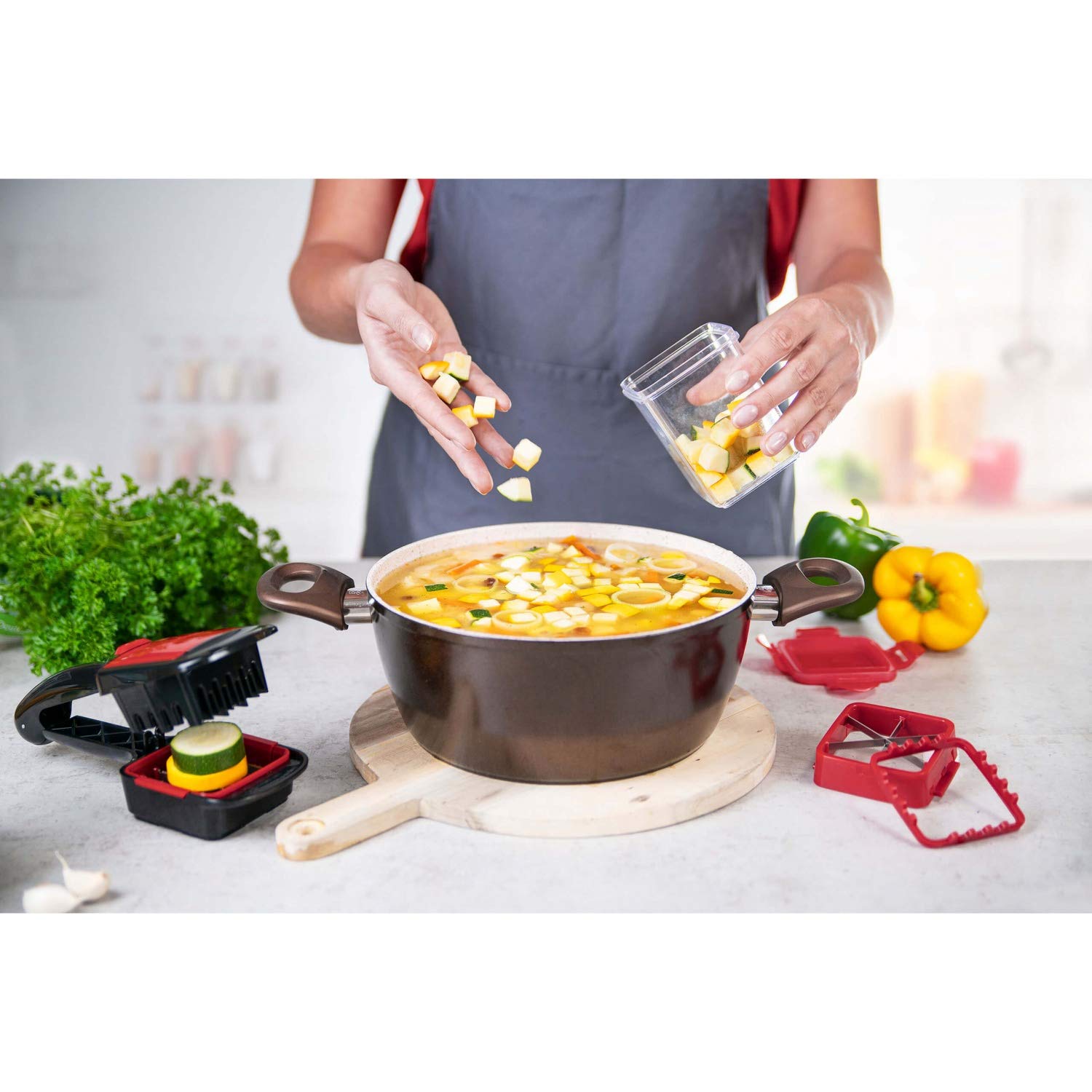 Genius Nicer Dicer Set/Gemüseschneider (Gebraucht) in Zollikerberg für
